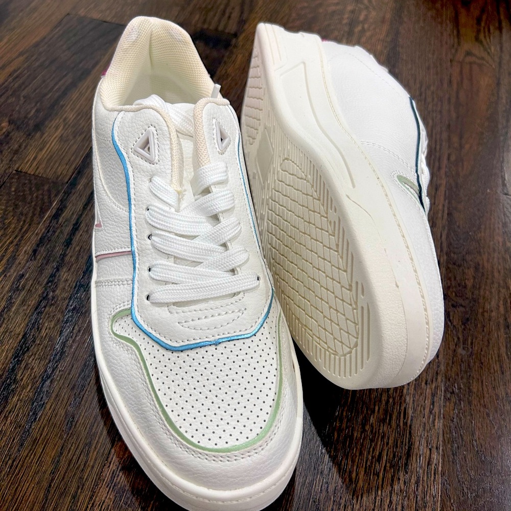 White sneakers